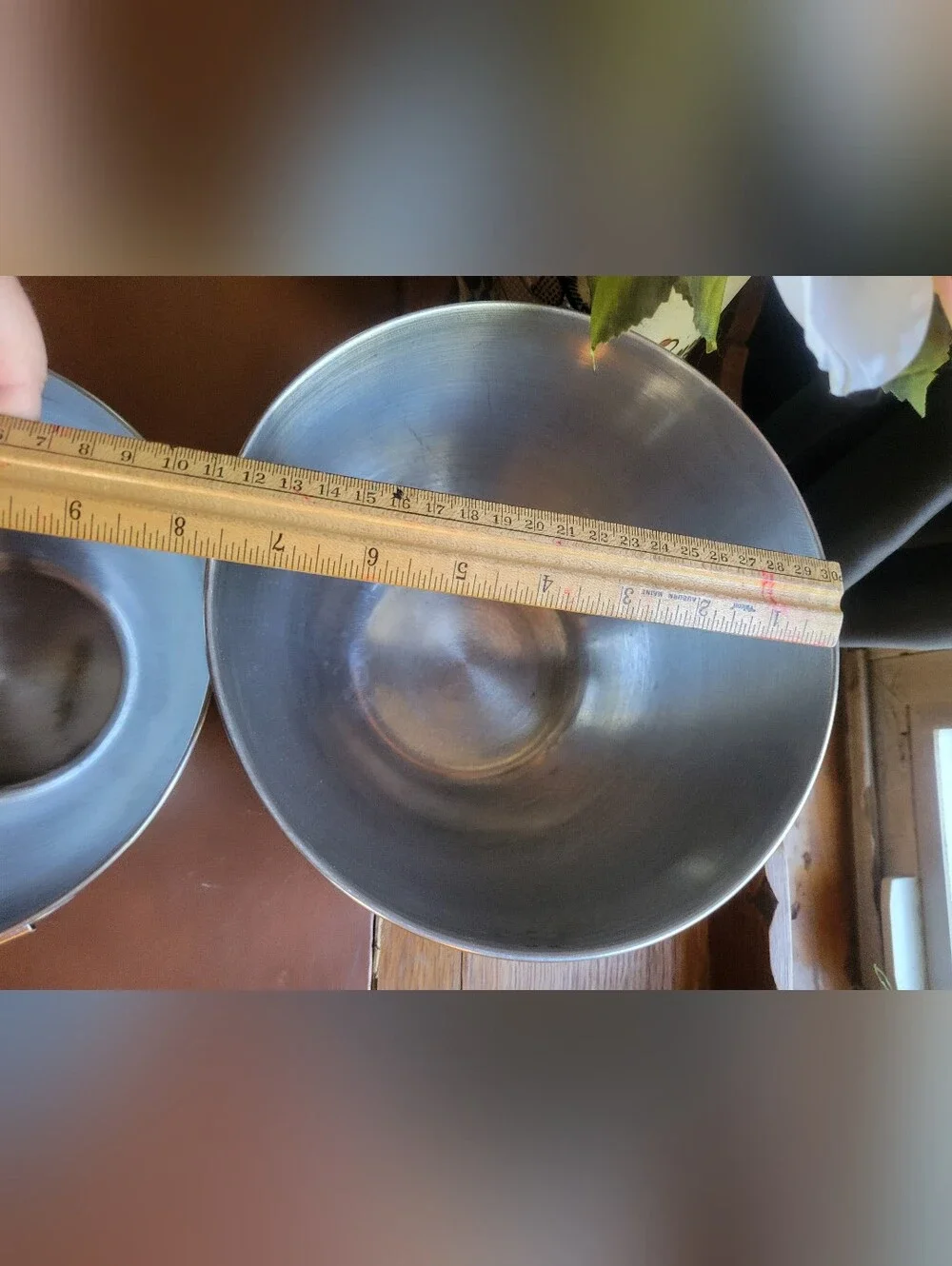 set of three vintage Revere Ware Stainless Steel Mixing Bowls